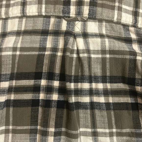 American Eagle Outfitters Black and White Flannel Shirt - Picture 5 of 7